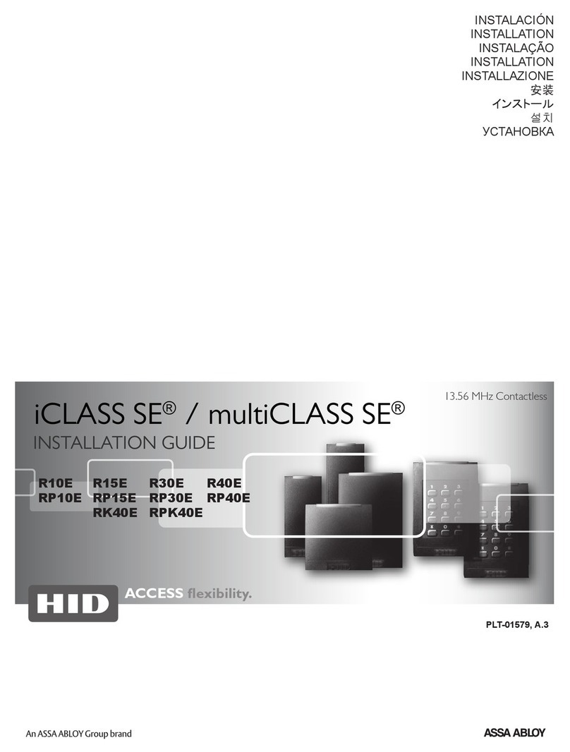 Assa Abloy HID iCLASS SE Installation