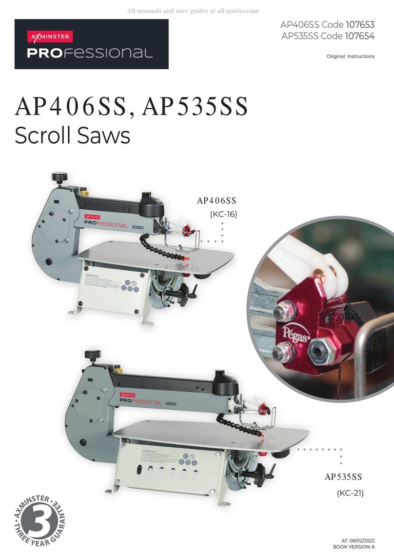 Axminster PROFESSIONAL AP535SS User manual