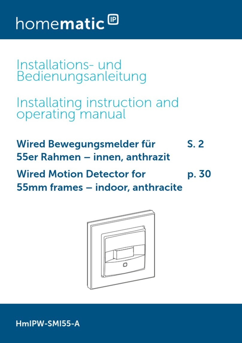 Homematic IP HmIPW-SMI55-A Instructions and operating manual