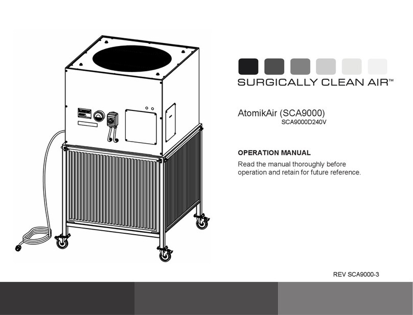 Surgically Clean Air SCA9000 User manual