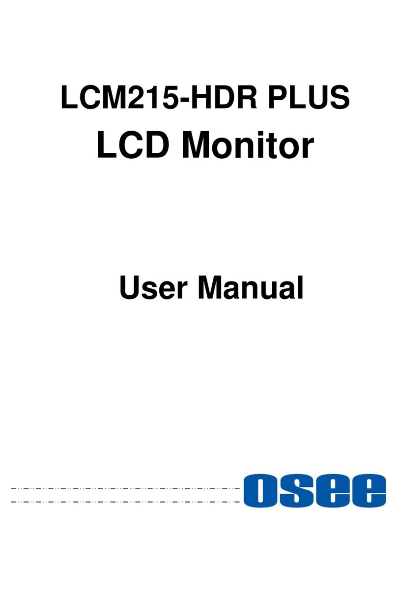 OSEE LCM215-HDR PLUS User manual