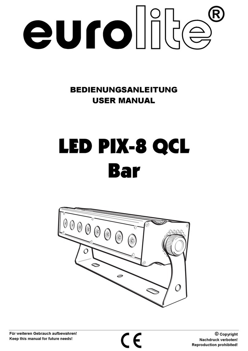 EuroLite LED PIX-8 QCL Bar user manual EuroLite LED PIX-8 QCL Bar user manual