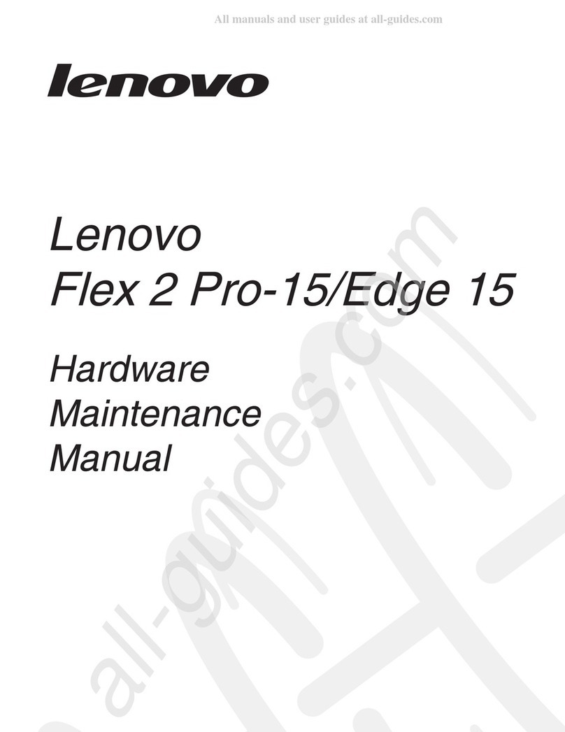 Lenovo Flex 2 Pro-15/Edge 15 Hardware Maintenance Manual