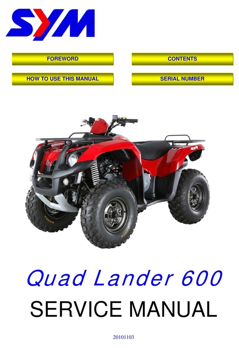 Sym Quad Lander 600 Service manual