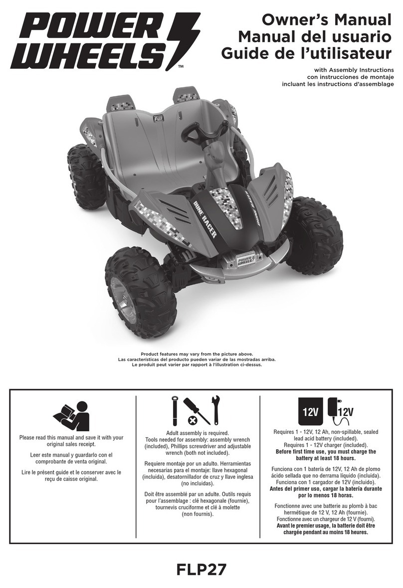 Power Wheels FLP27 owner's manual