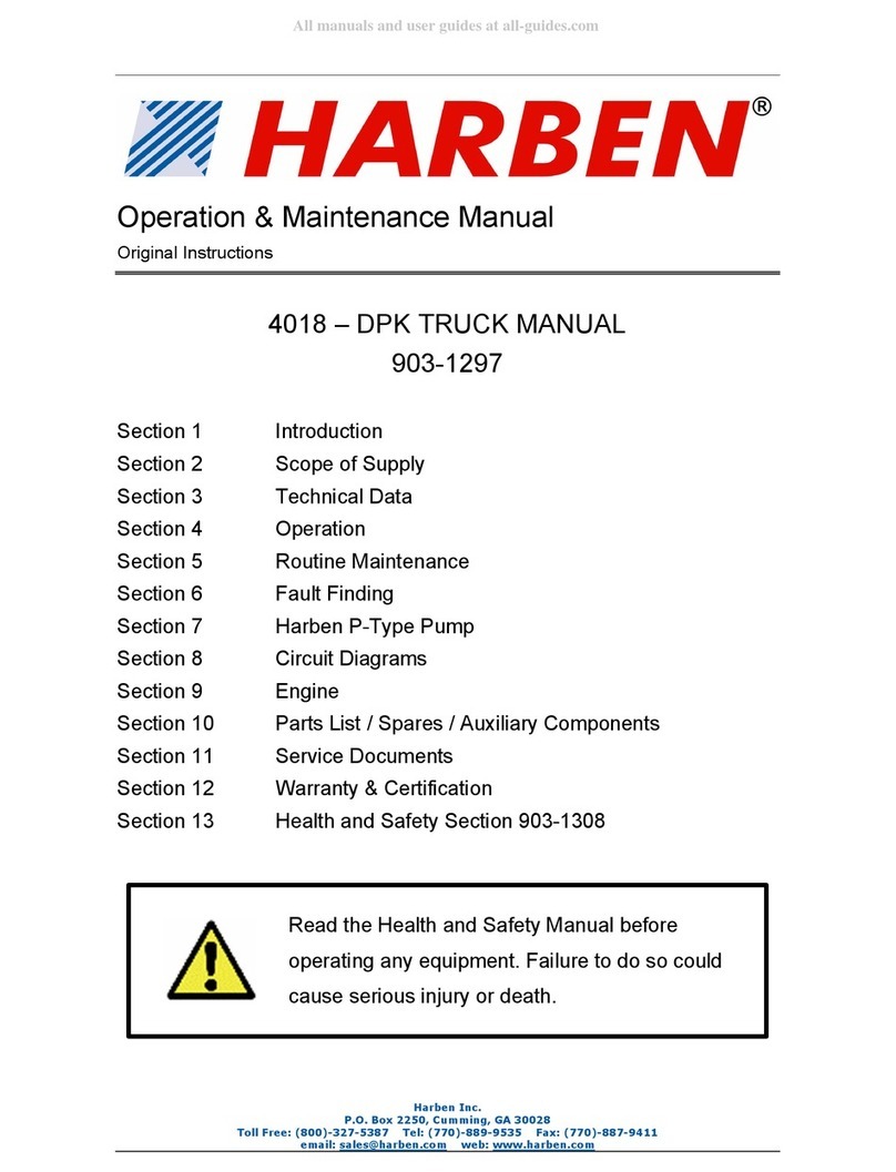 HARBEN 4018 Operation & maintenance manual