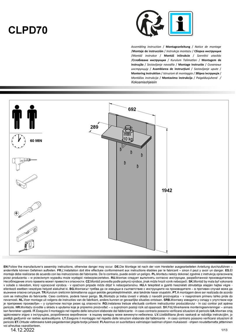 Forte CLPD70 Assembling Instruction
