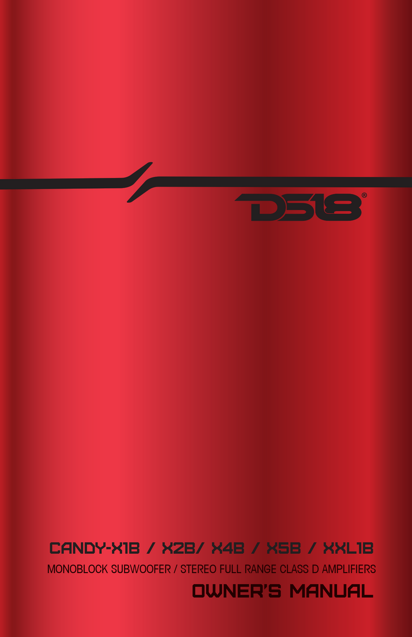 DS18 CANDY-X18 User manual