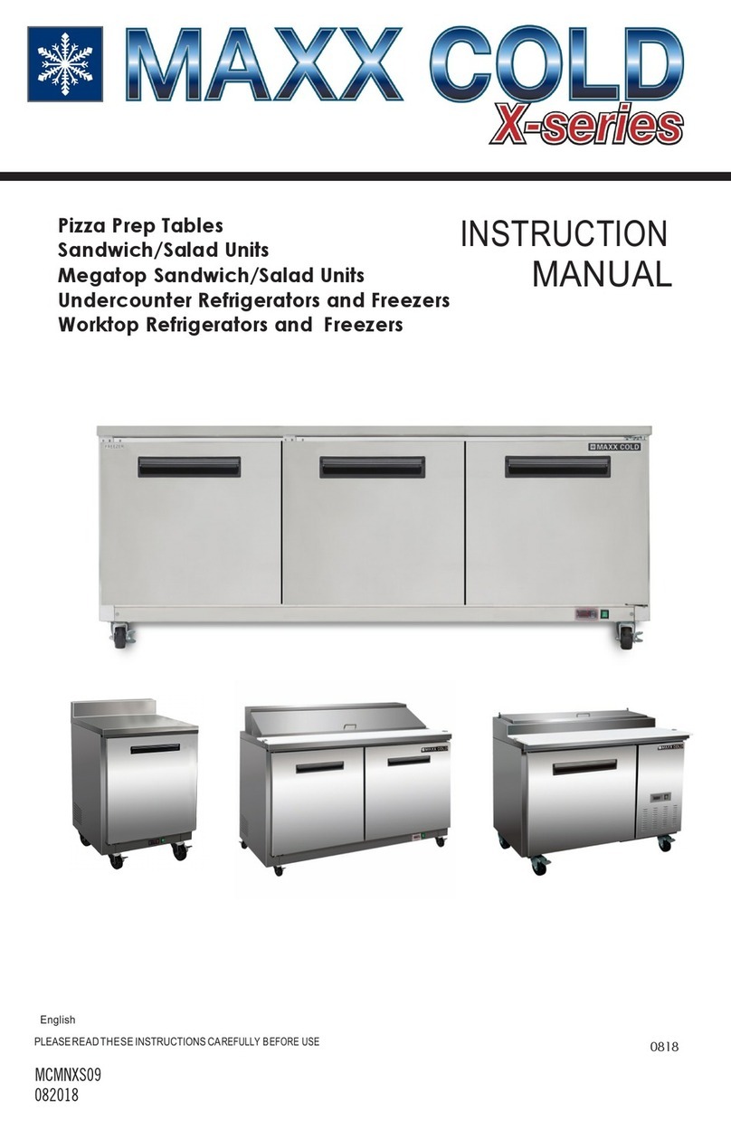 Maxx Cold MXCF27UHC instruction manual