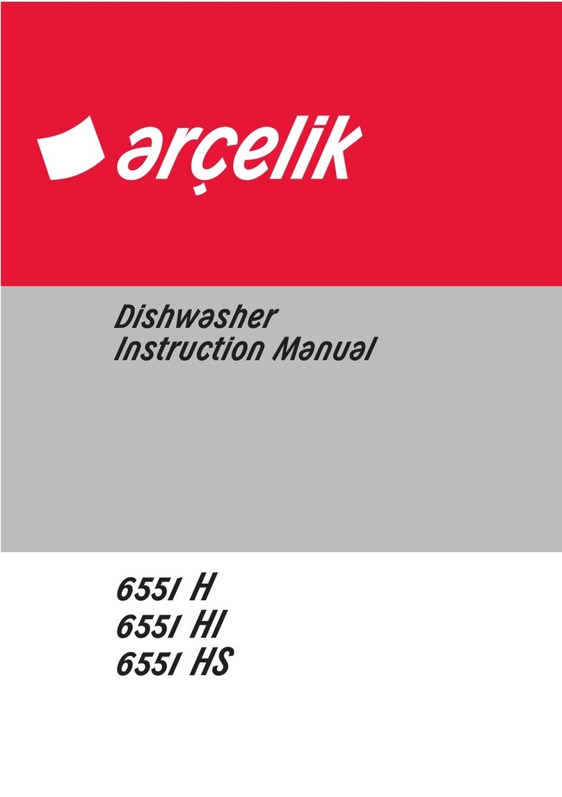 arcelik 6551 H instruction manual