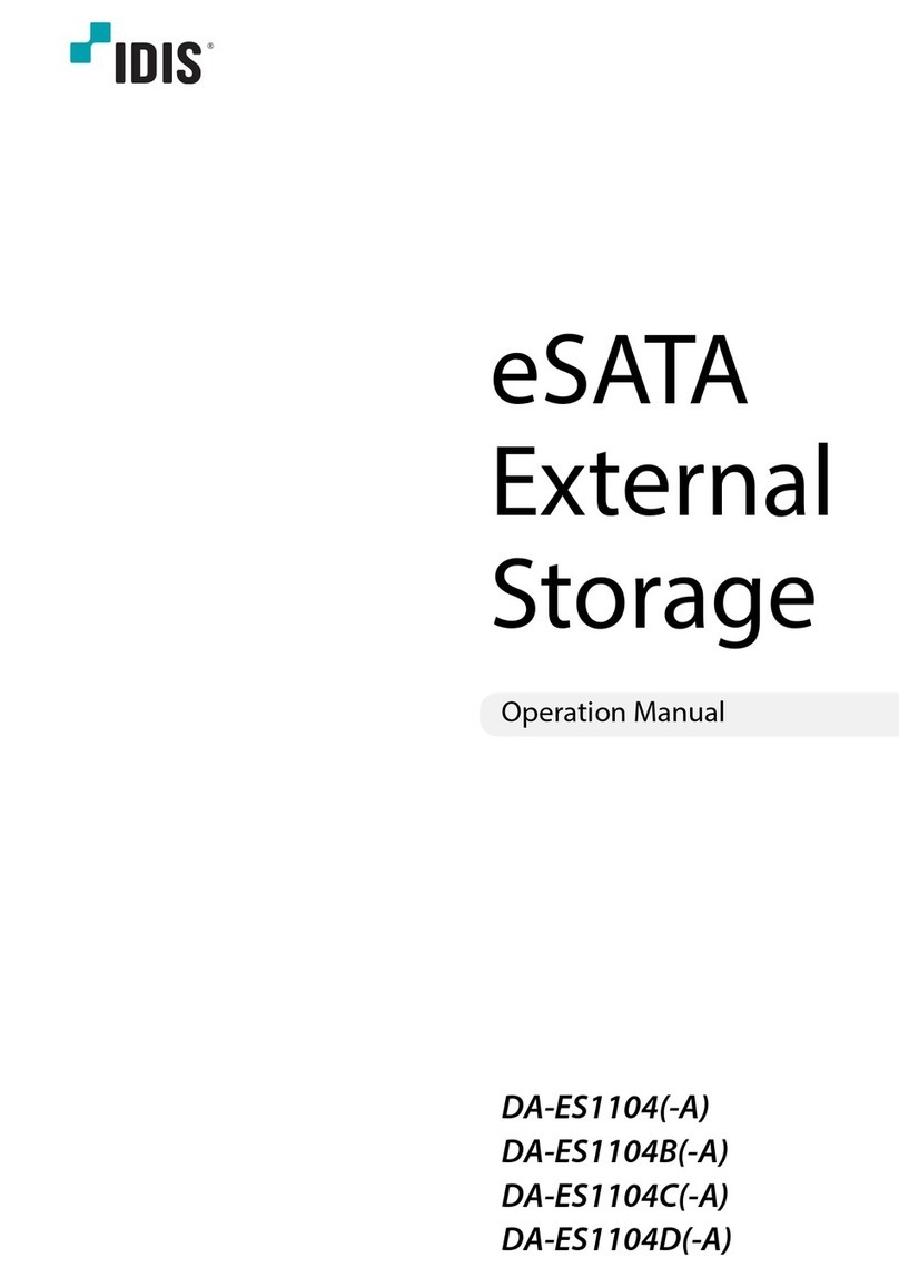 Idis DA-ES1104-A Operation manual Idis DA-ES1104-A Operation manual