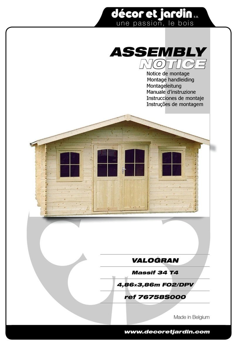 Décor et Jardin 76758S000 Assembly Notice