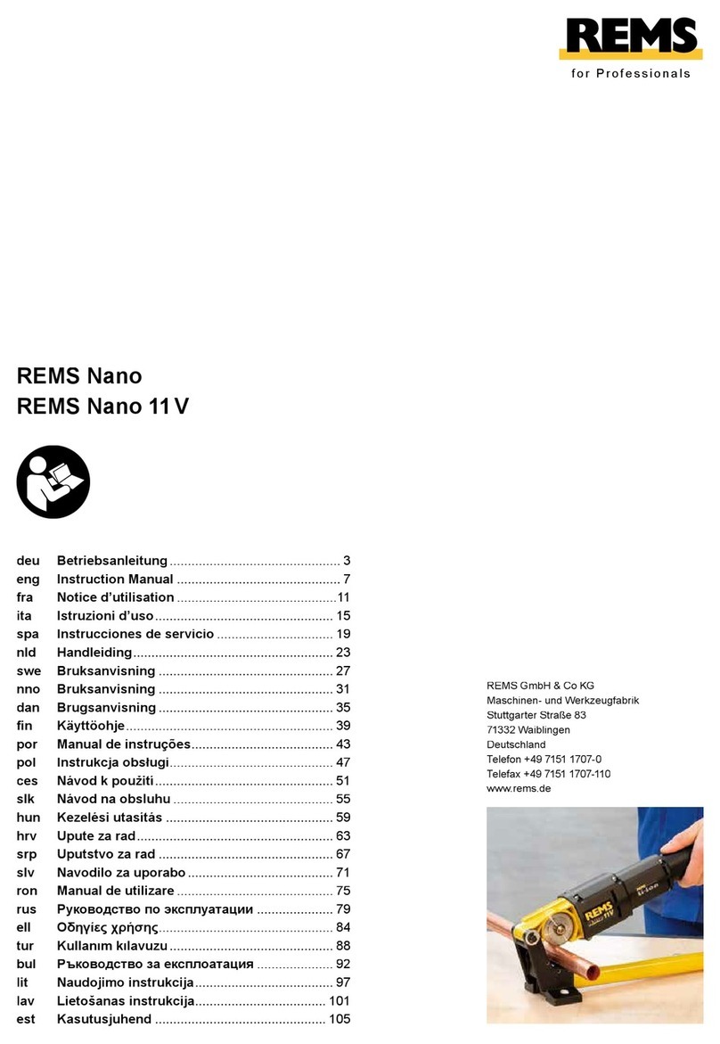 REMS Nano instruction manual