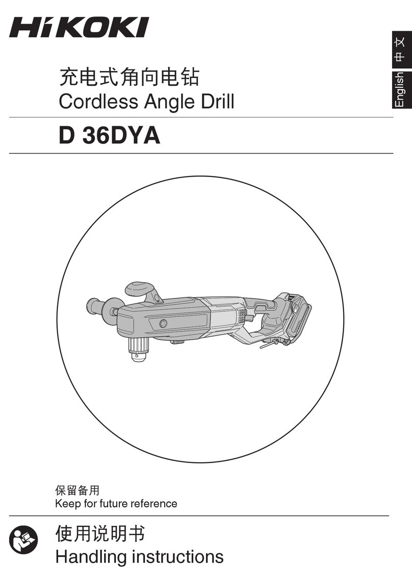 HIKOKI D 36DYA User manual