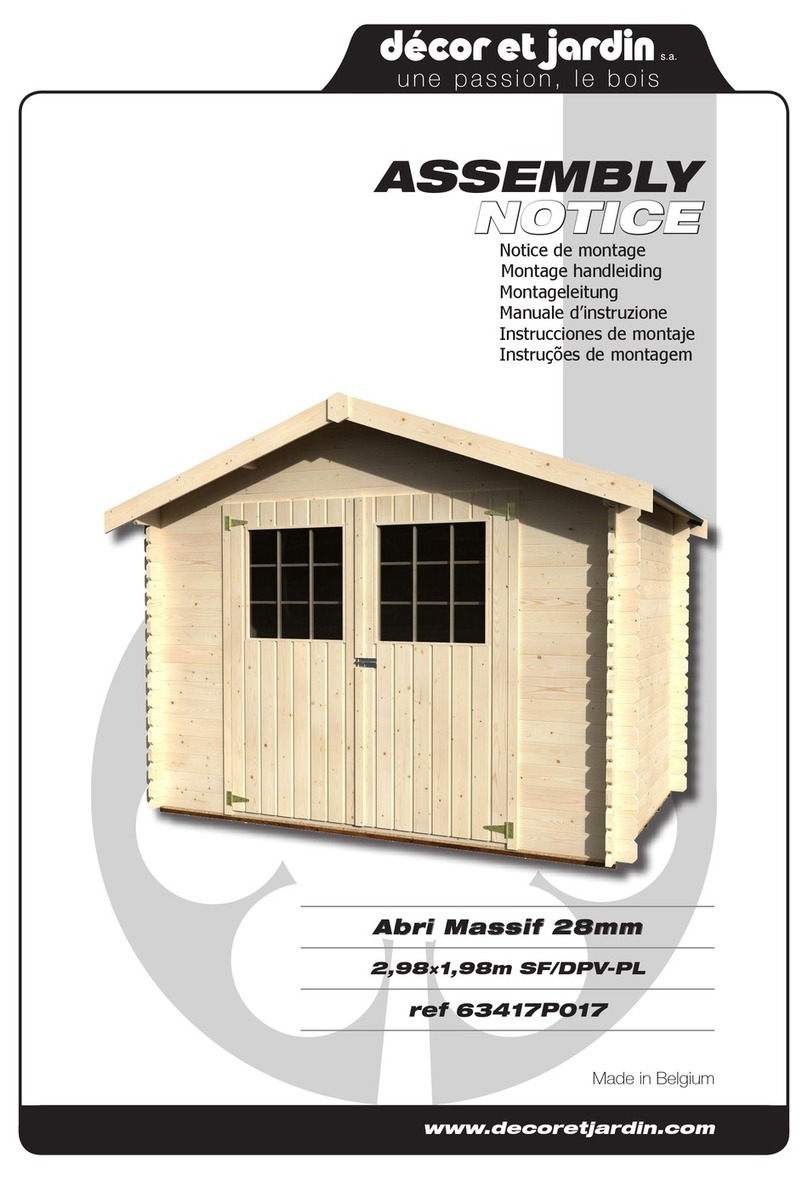Décor et Jardin 63417P017 Assembly Notice Décor et Jardin 63417P017 Assembly Notice