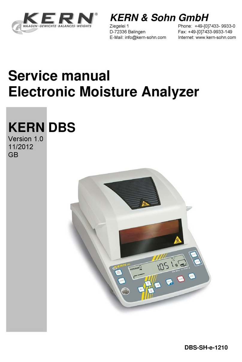 KERN DBS User manual