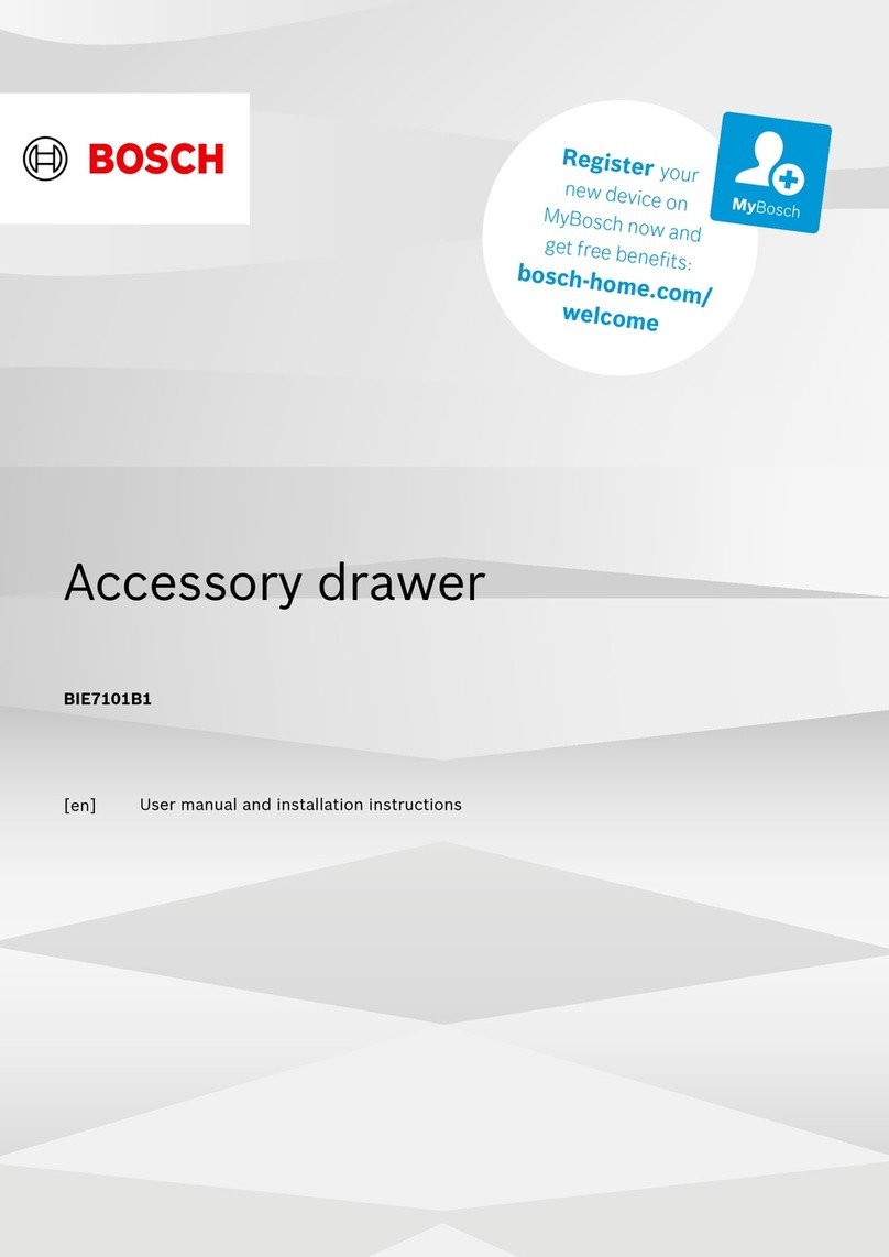 Bosch BIE7101B1 User manual and installation instructions