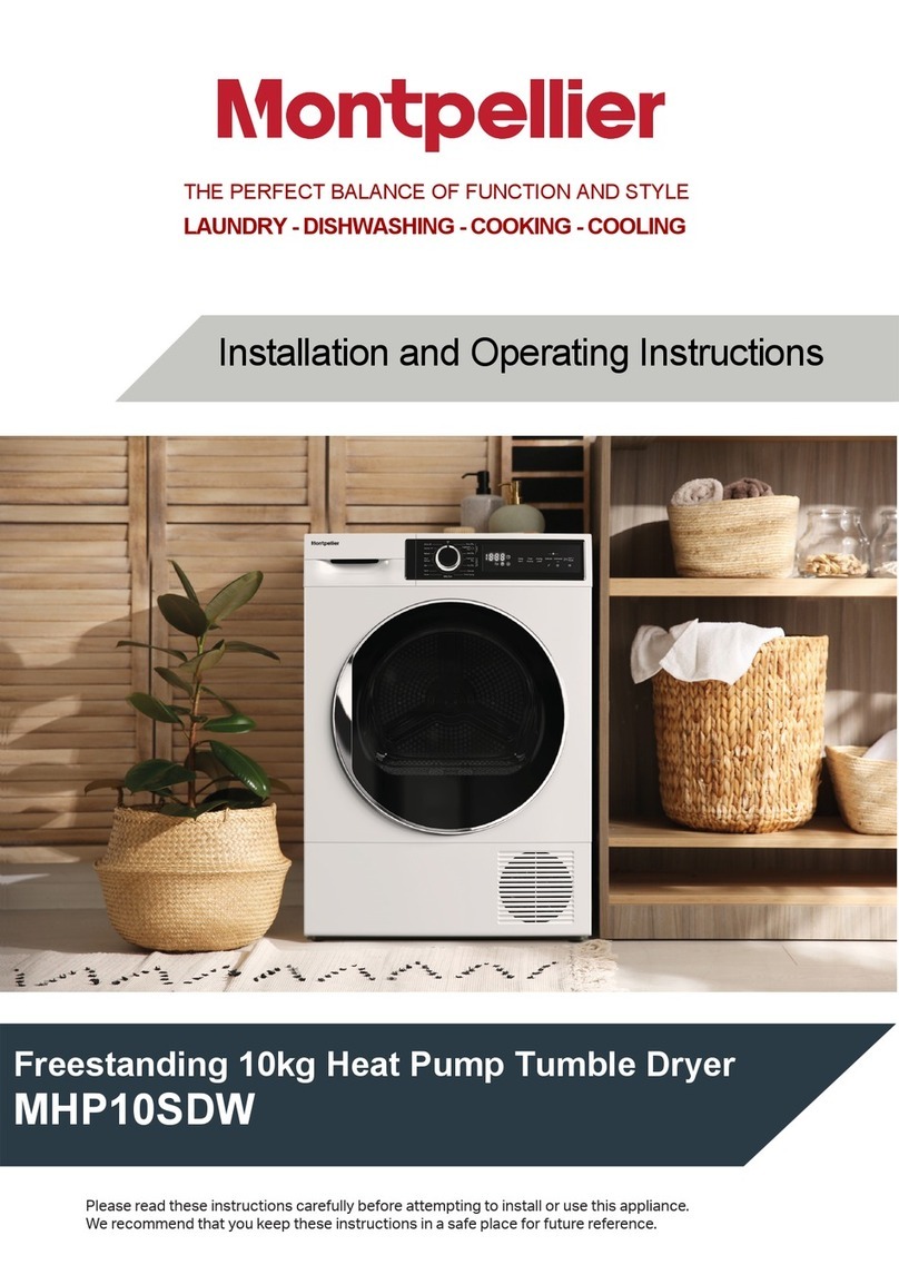 montpellier MHP10SDW User manual