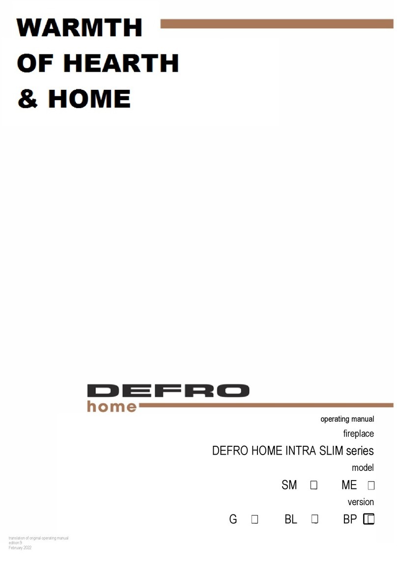 Defro Home INTRA SLIM Series User manual