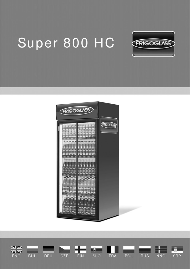 FRIGOGLASS Super 800 HC manual