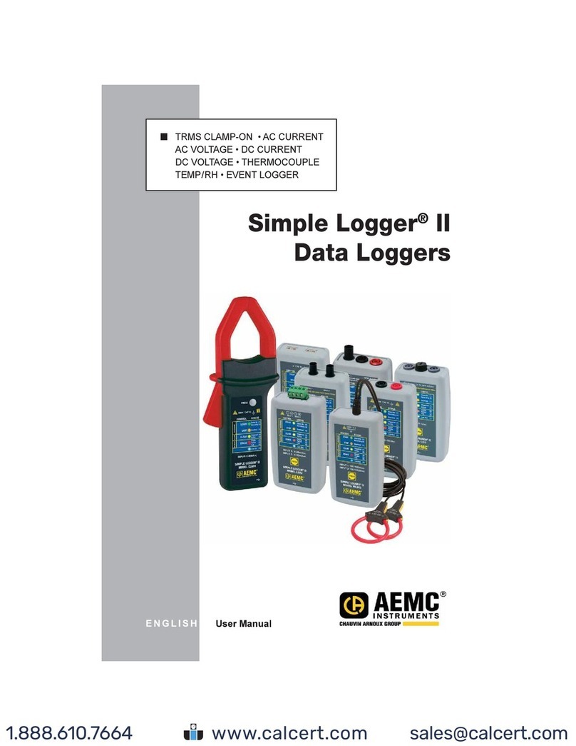 AEMC Simple Logger II user manual