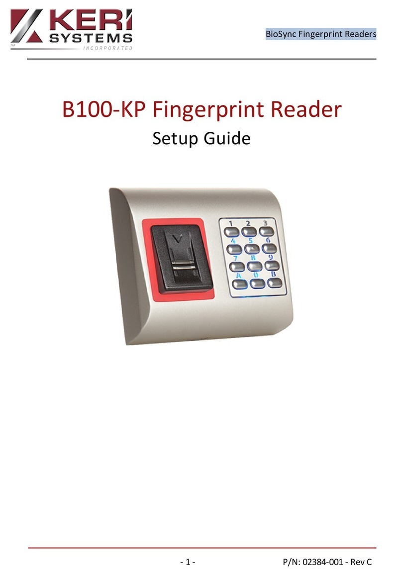 KeriSystems B100-KP Setup guide
