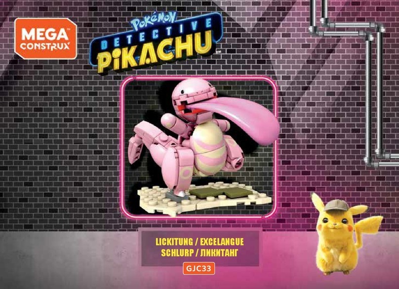 Mega Construx POKEMON DETECTIVE PIKACHU LICKITUNG manual