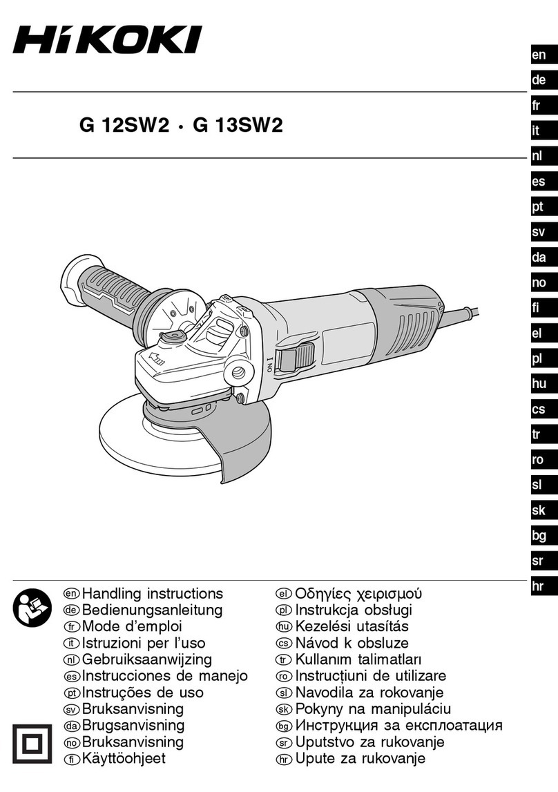 HIKOKI G 12SW2 User manual HIKOKI G 12SW2 User manual