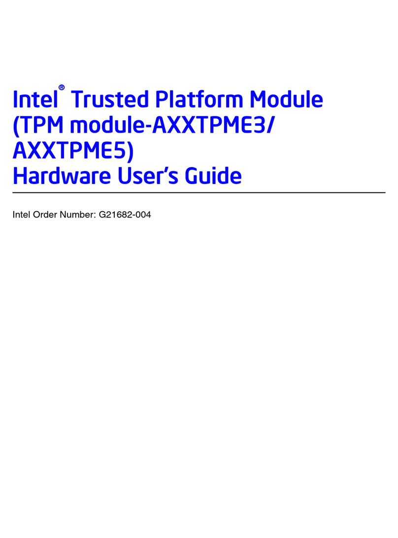 Intel AXXTPME5 Installation manual