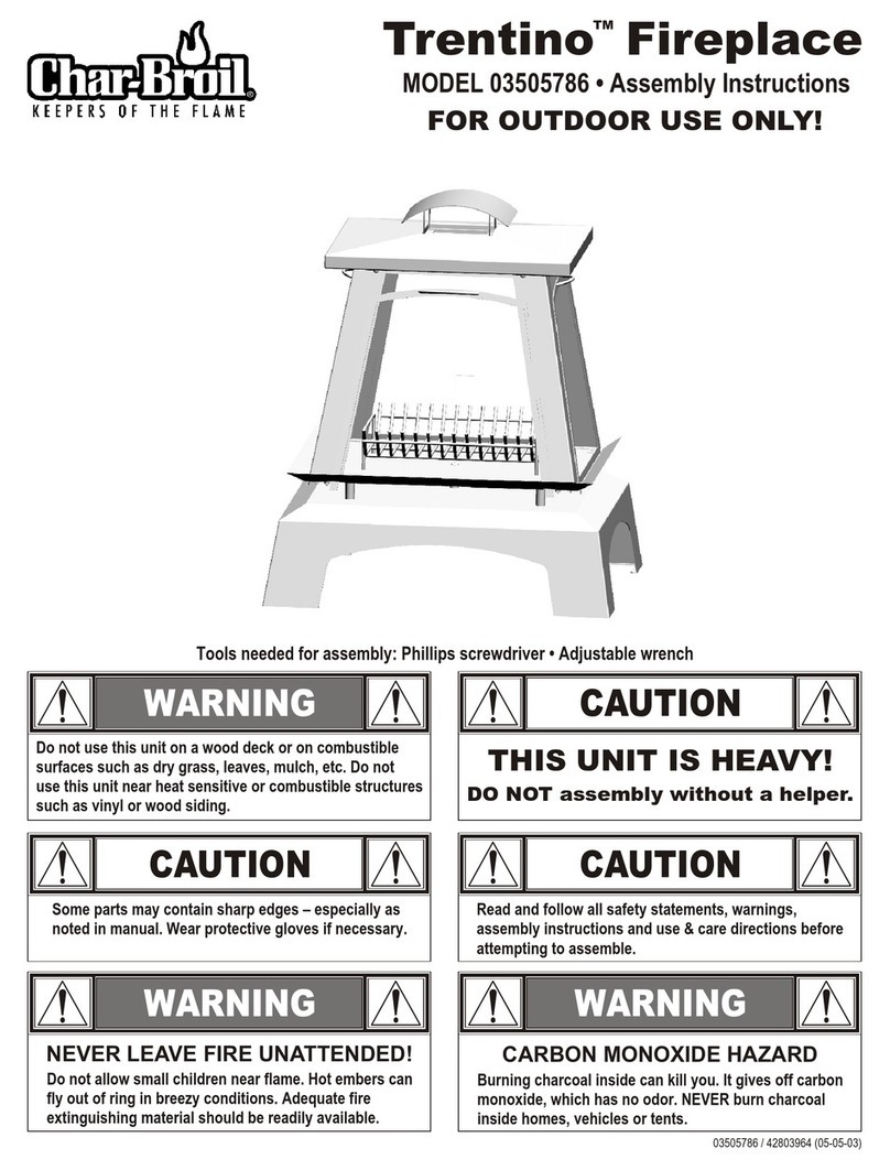Char-Broil Trentino 03505786 Assembly instructions