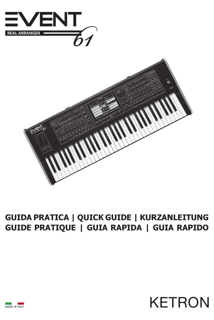 KETRON EVENT61 quick guide