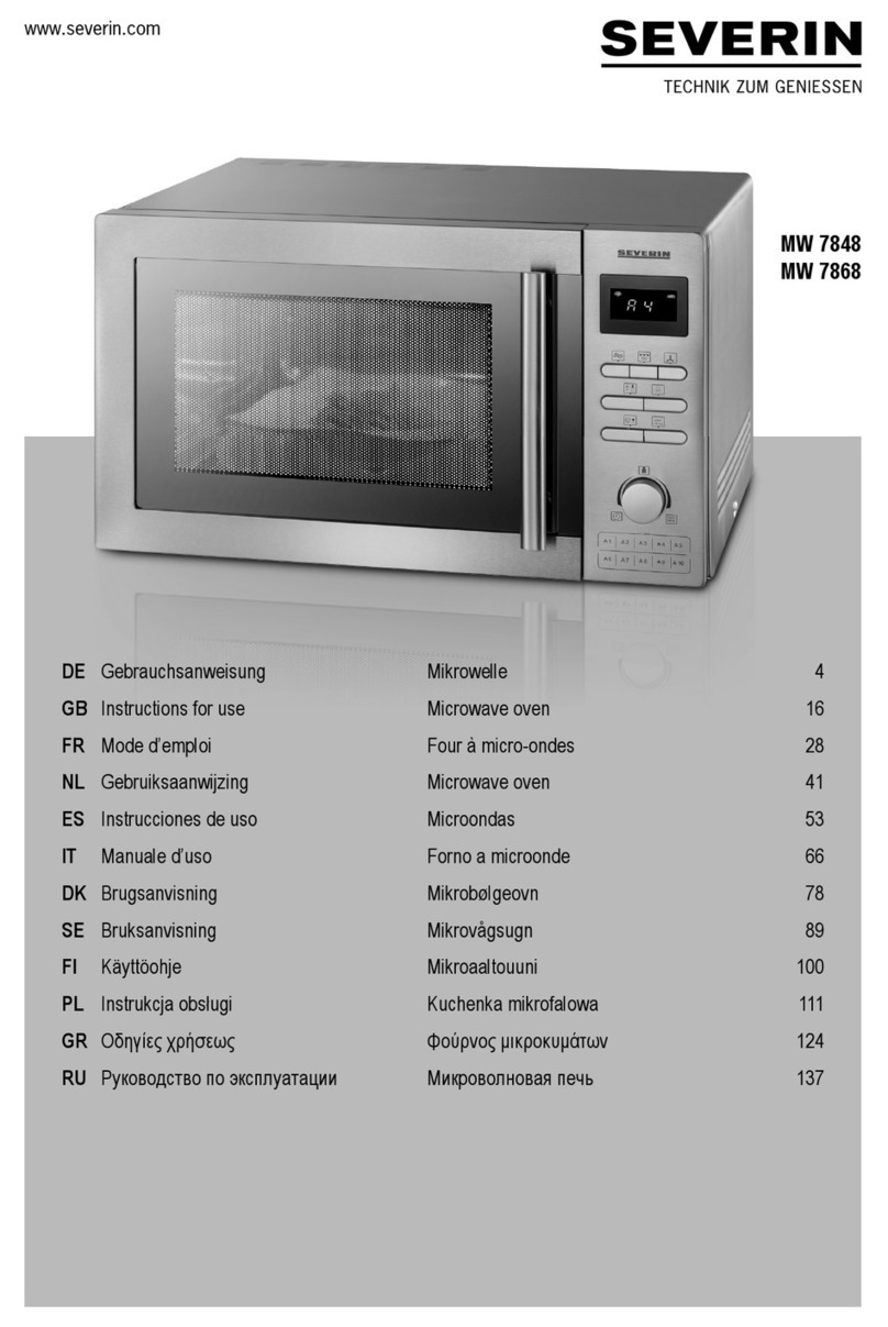 SEVERIN MW 7848 User manual