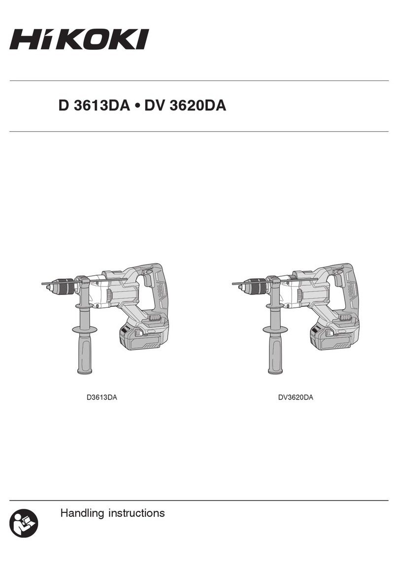 HIKOKI DV 3620DA User manual