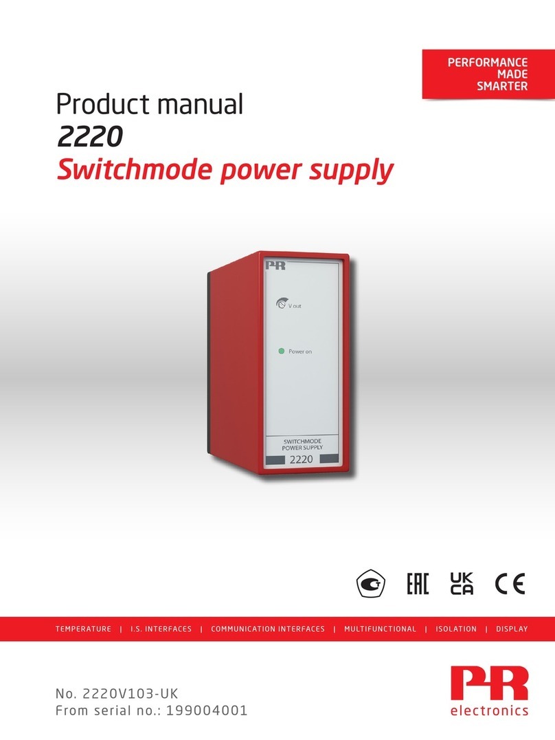 PR electronics 2220 product manual