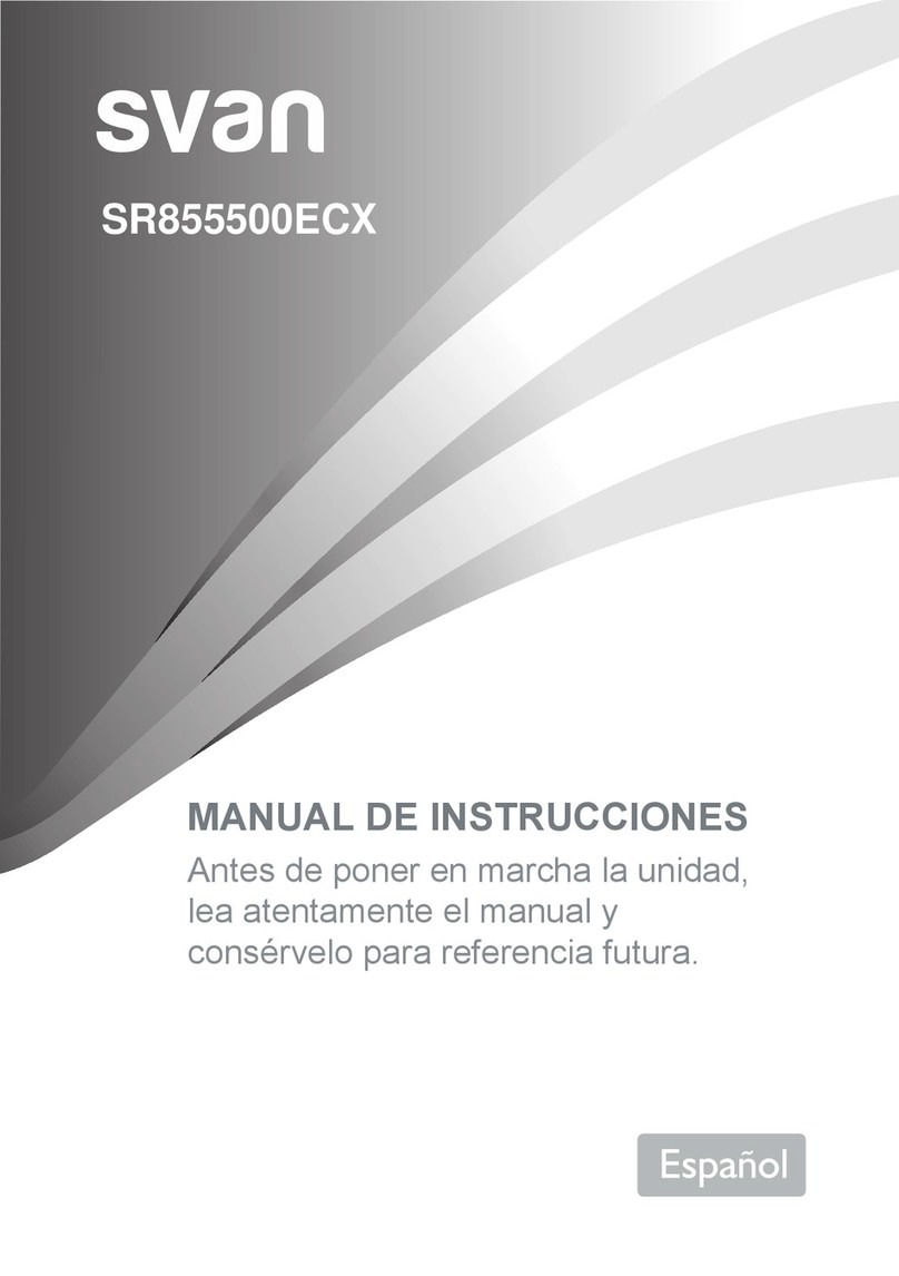 Svan SR855500ECX User's operation manual