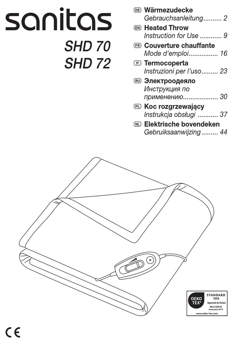 Sanitas SHD 70 User manual