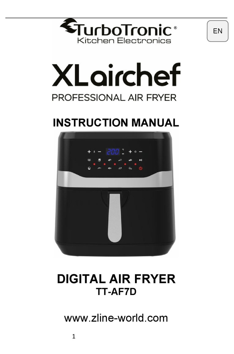 TurboTronic Xlairchef TT-AF7D User manual