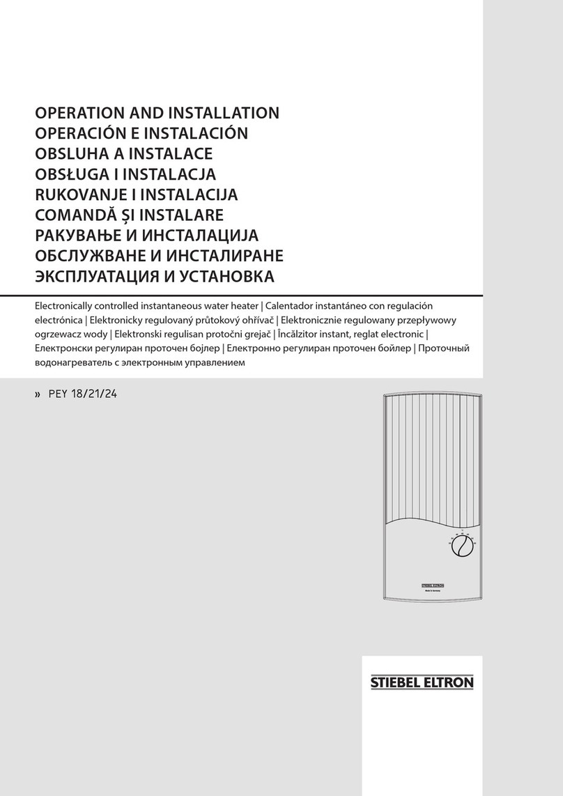STIEBEL ELTRON PEY 18/21/24 Specification sheet