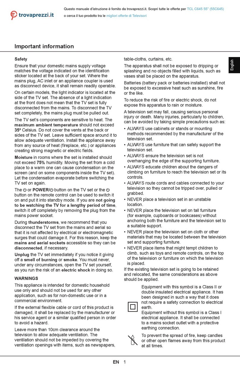 TCL 55C645 User manual