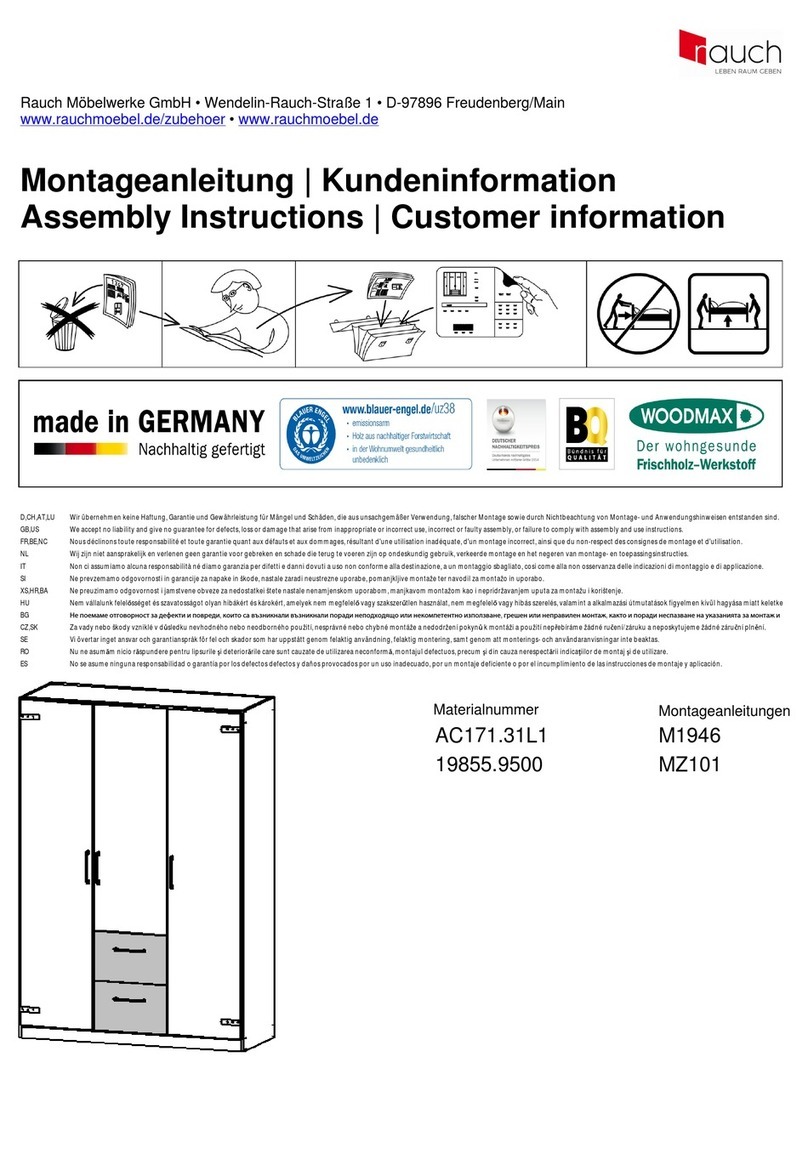 Rauch MZ101 Assembly instructions
