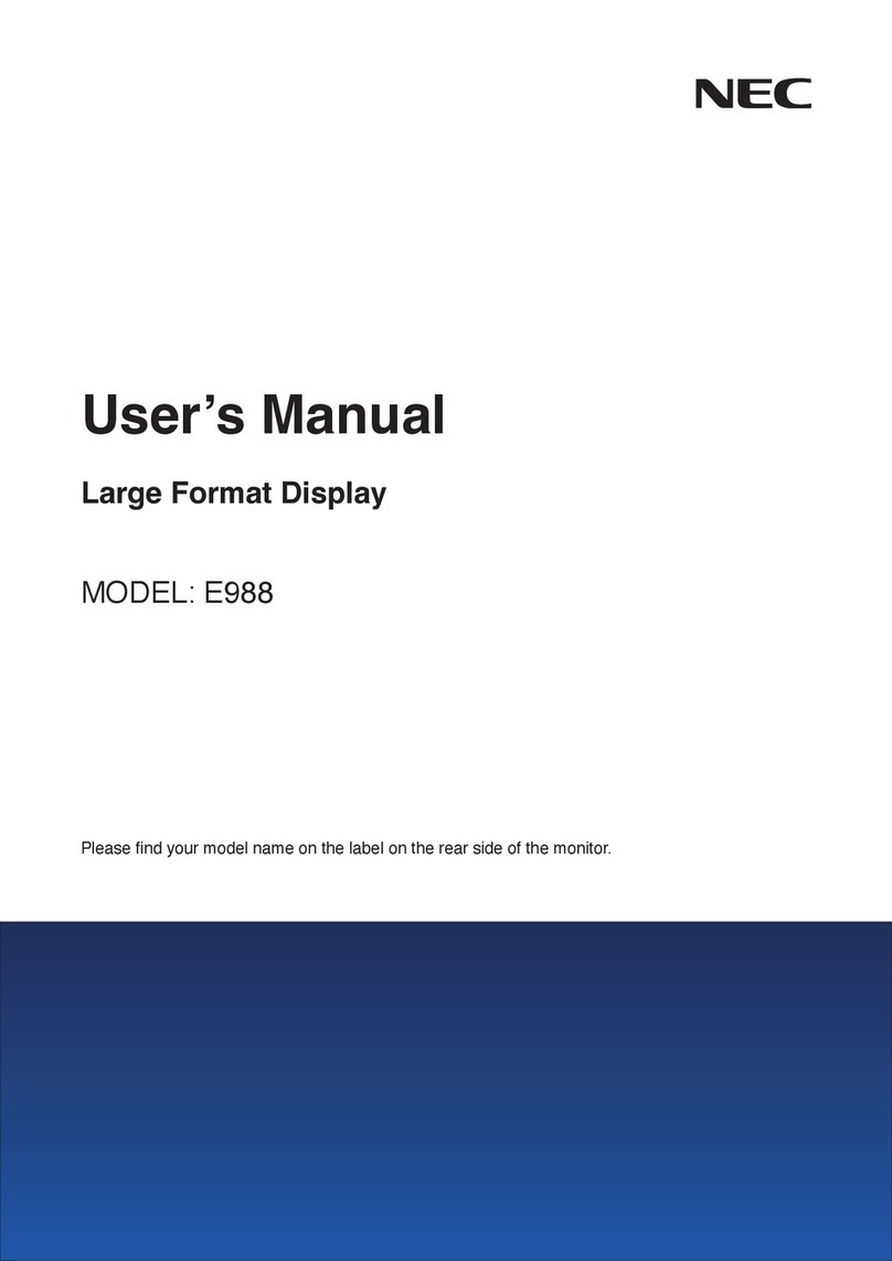 NEC E988 user manual