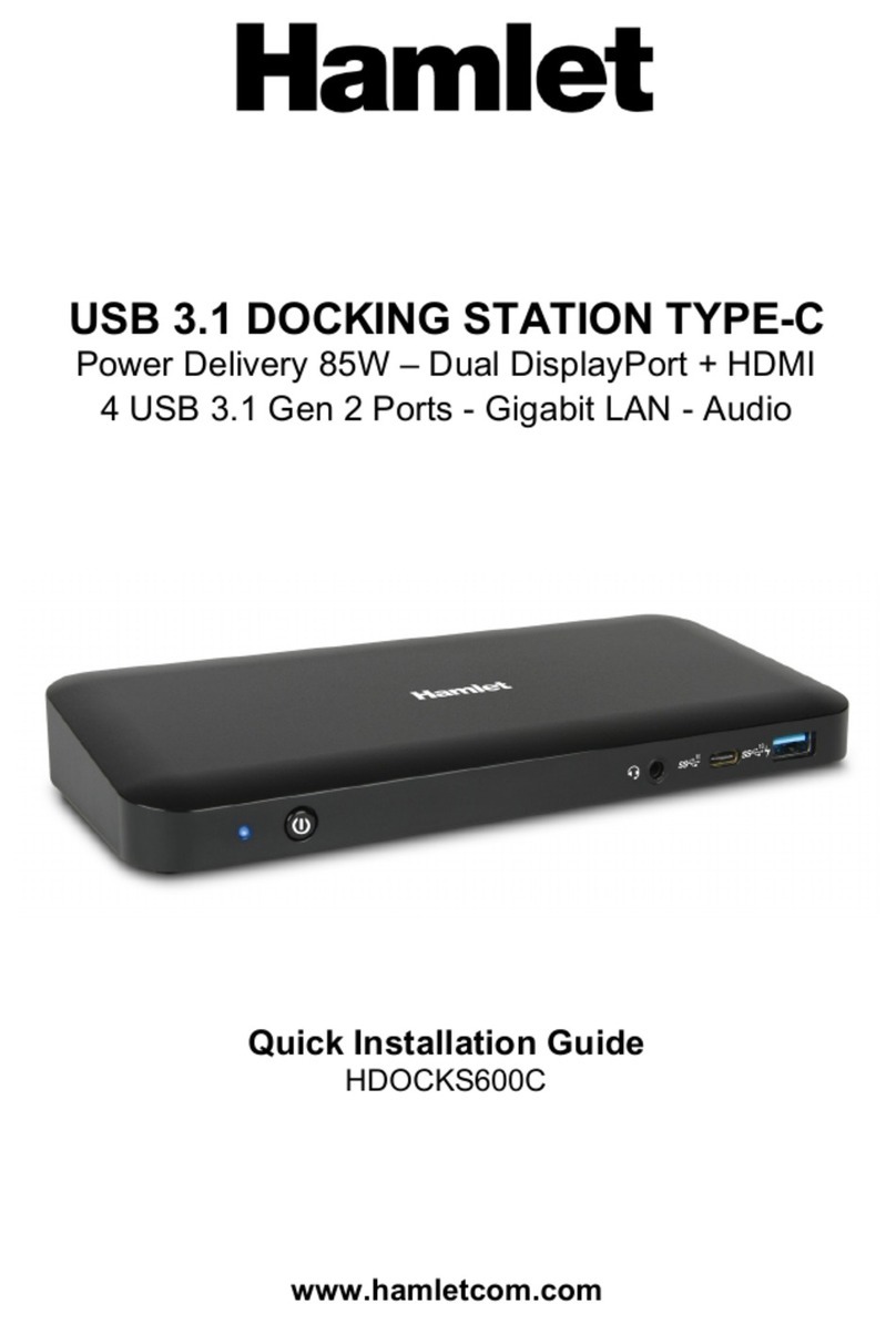 Hamlet HDOCKS600C Quick installation guide