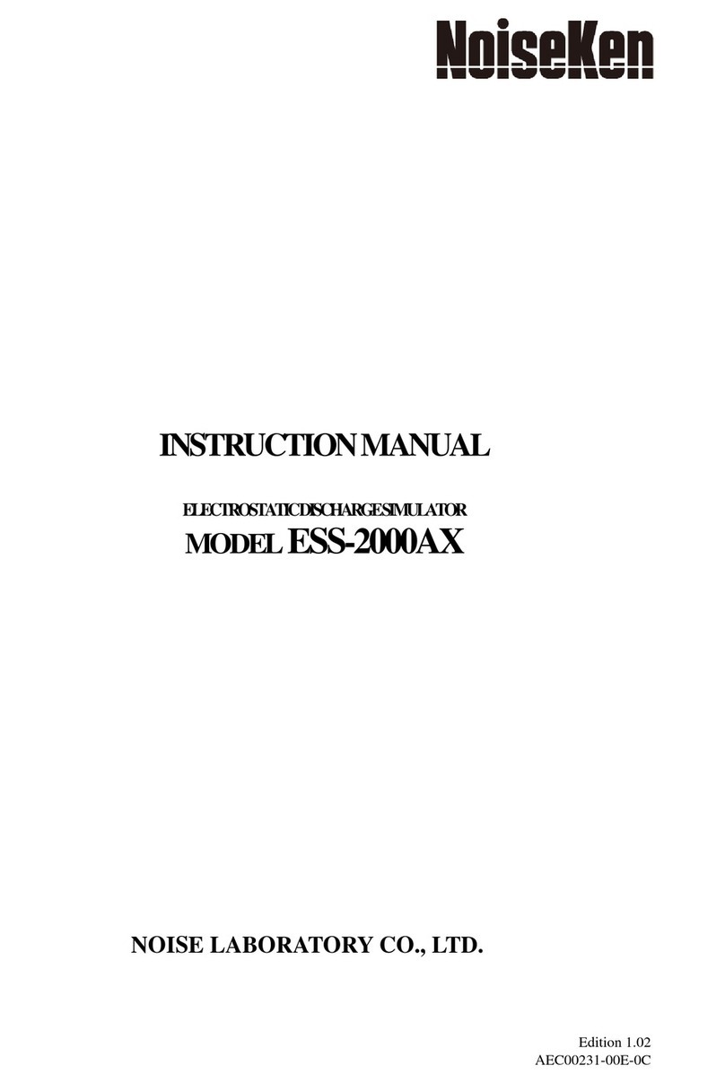 NoiseKen ESS-2000AX instruction manual