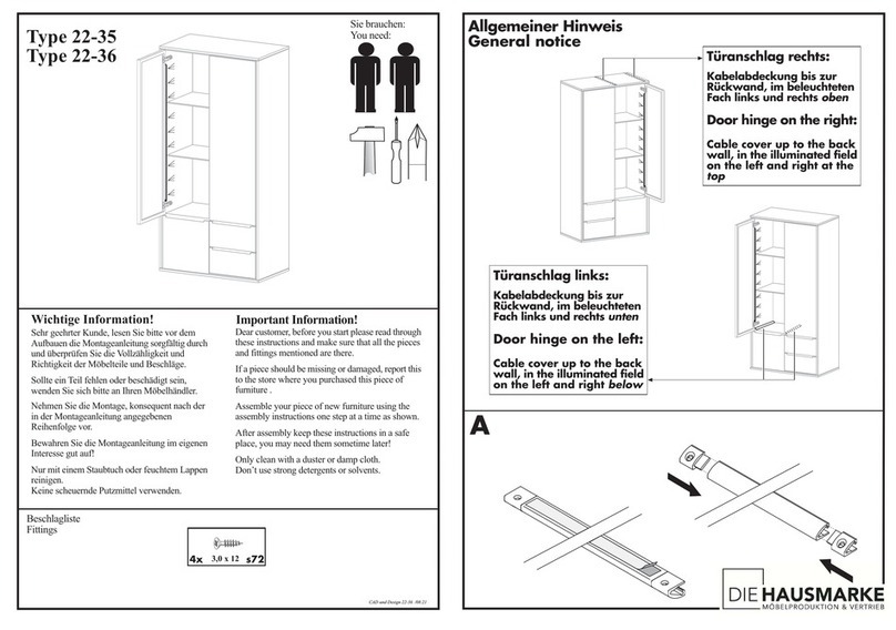 Die Hausmarke 22-35 User manual