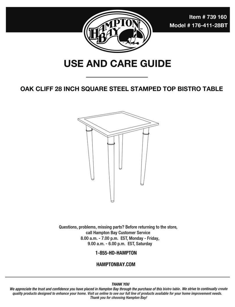 HAMPTON BAY OAK CLIFF 176-411-28BT Use and care guide HAMPTON BAY OAK CLIFF 176-411-28BT Use and care guide