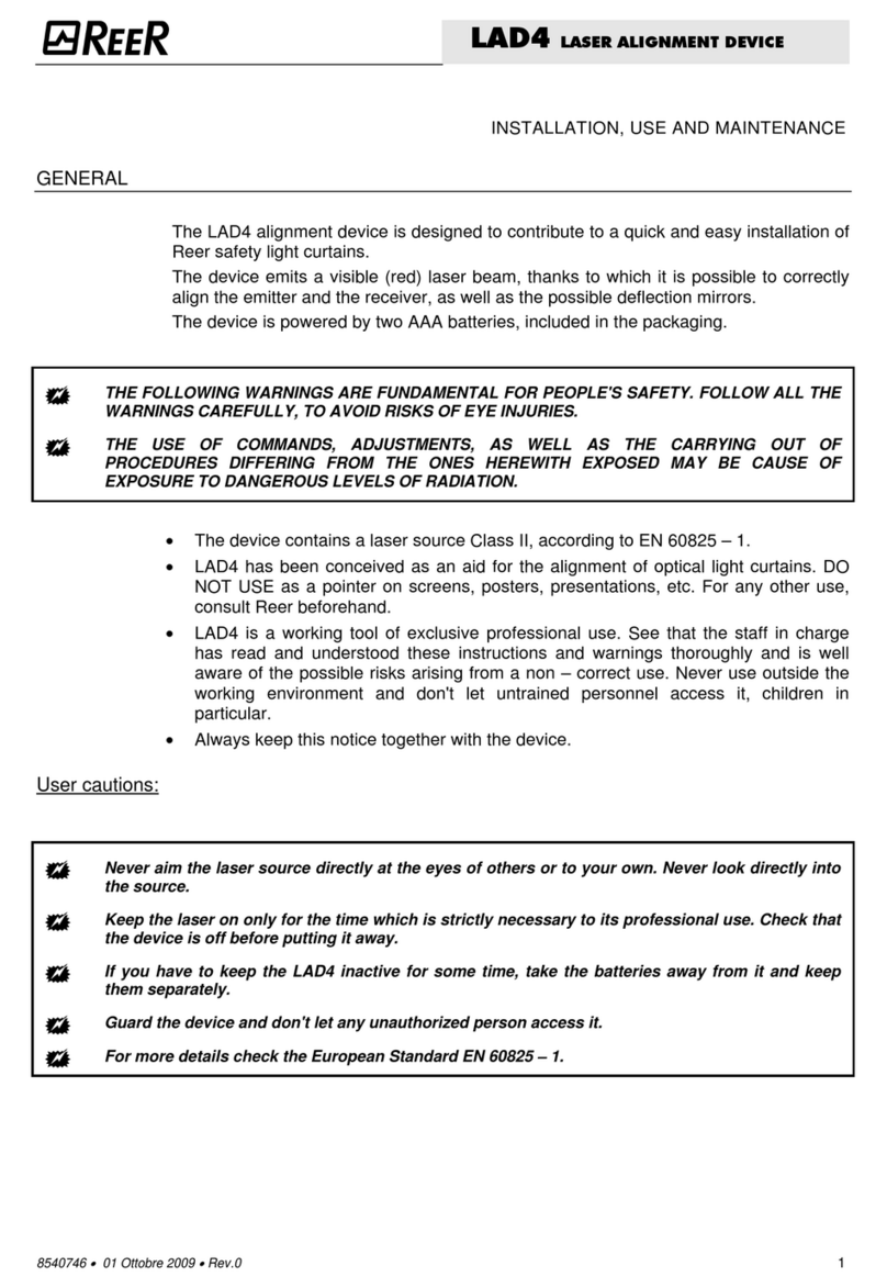 Reer LAD4 User manual