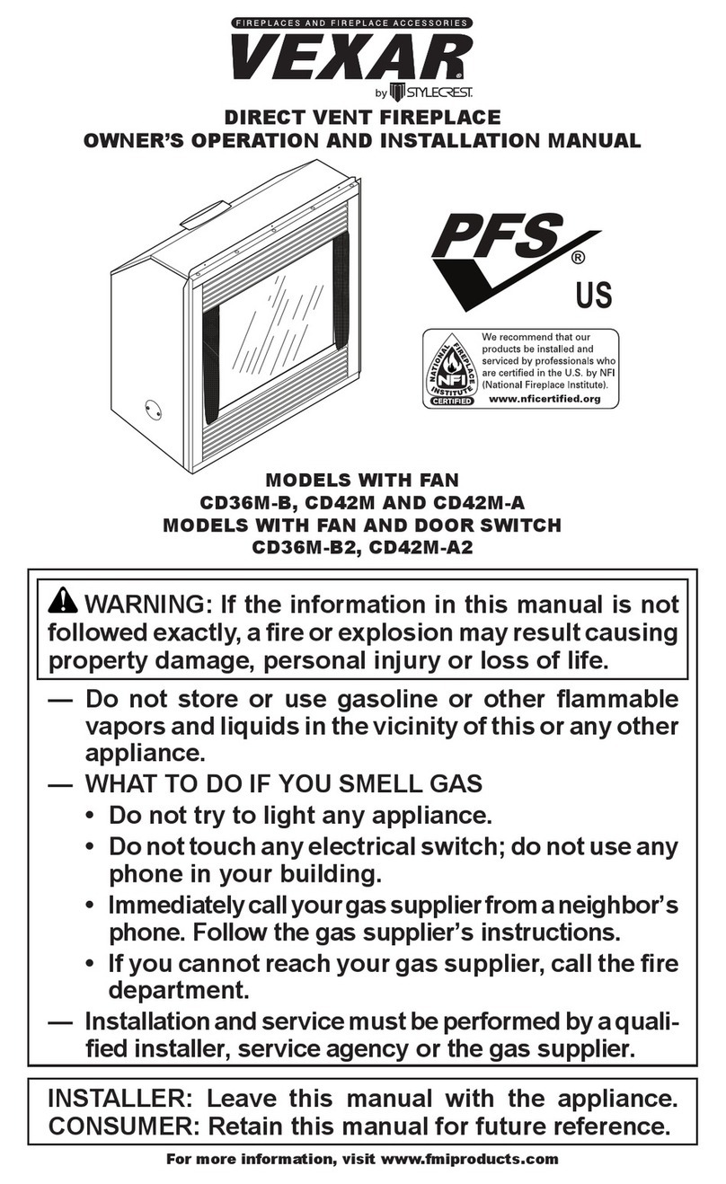 StyleCrest VEXAR CD36M-B OWNER'S OPERATION AND INSTALLATION MANUAL