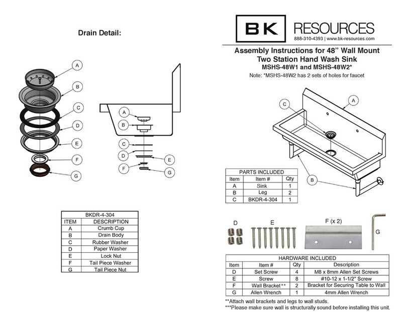 BK RESOURCES MSHS-48W1 Assembly instructions BK RESOURCES MSHS-48W1 Assembly instructions