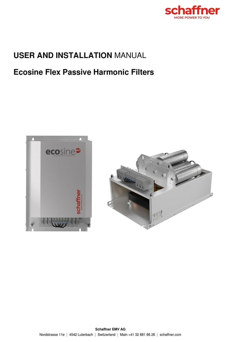 Schaffner Ecosine FN3446 Series Operating manual
