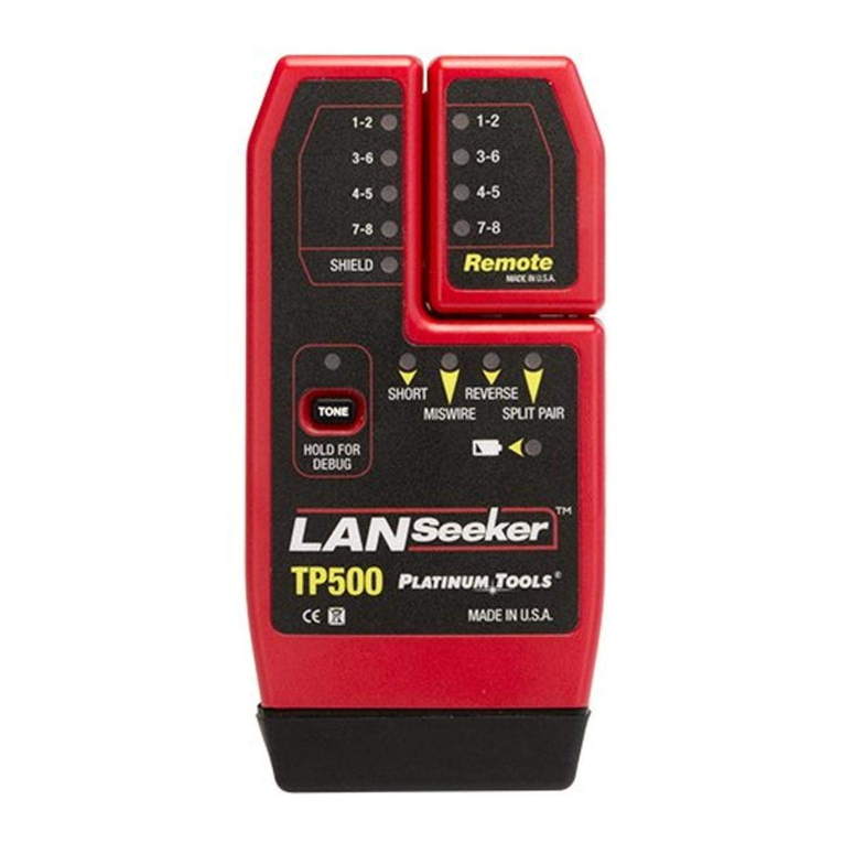Platinum Tools LANSeeker TP500 user manual